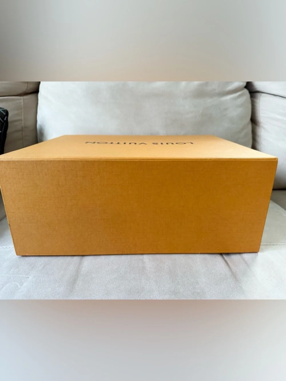 Louis Vuitton Storage Drawer-style Orange Box – Large Size – Authentic